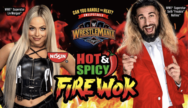 WWE Nissin partnership features Seth Rollins and Liv Morgan